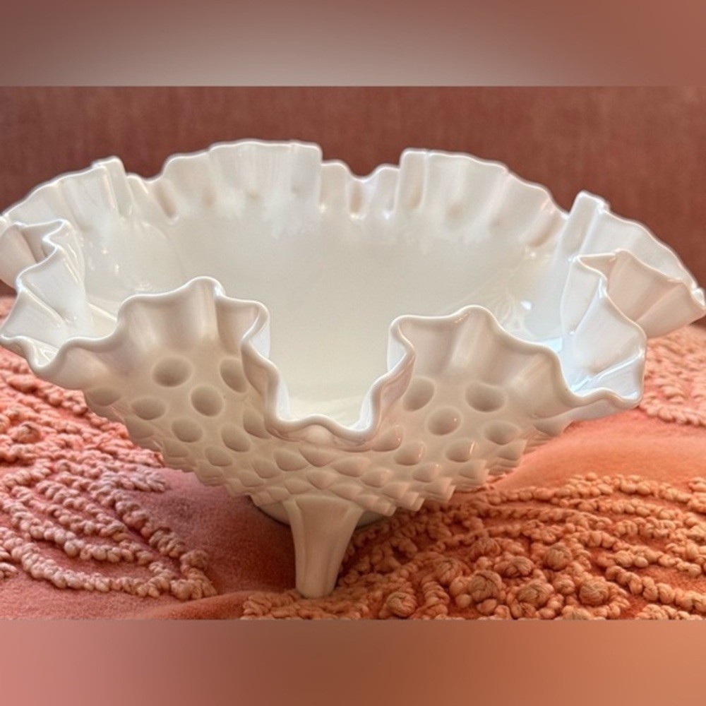 Vintage hobnail bowl💖